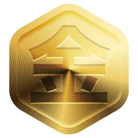 Gold streak coin